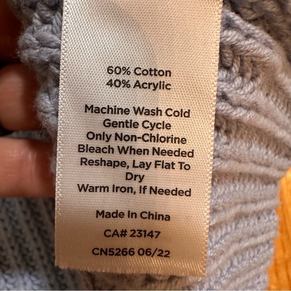 Haven Well Within fisherman sweater featuring a button-up mock neck. Sz M (a1) - Picture 15 of 16